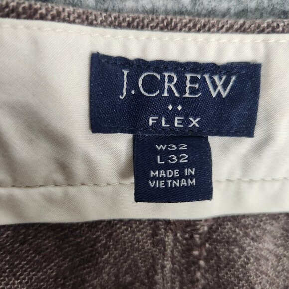 J Crew Pants Men 32x32 Brown Slim Fit Flex Brushed Twill Straight Leg Chino - Picture 3 of 7